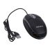 Миша провідна Gemix GM-105 (з прозорою вставкою) Black