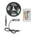 LED лента USB RGB 5V, IP 20, 3м, с Bluetooth и пультом, на самоклейке (М) - Цена Недели!