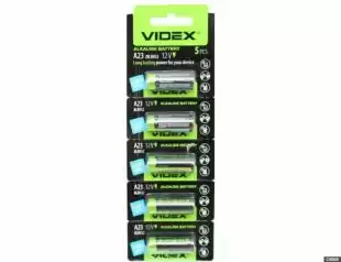 Батарейка Videx A23 (5 на блістері, 50 в упаковці)