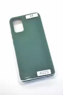 Чохол Samsung A02s/A025 Silicon Original FULL №17 Dark green (4you)