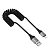 Usb-cable iPhone 5 HOCO X121 1.5m (круглый) Black