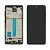 LCD Samsung A52 4G (A525) / A526 5G із чорним тачскрином + сіра корпусна рамка IPS (M) 