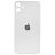 Заднє скло корпусу iPhone 11 (big hole) white (М) 