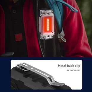 Фонарик налобный LED T133  COB, 200 1m,АКБ  встроенный 700 mAh, Type-C, 5 режимов,black (М)