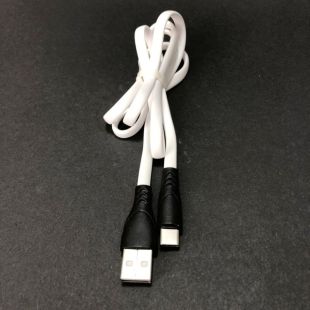 Usb-cable Type-C 4you Sula white (2.4A, Silicon)