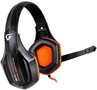 Наушники Gemix W-330 (микрофон, мониторы) Black/orange
