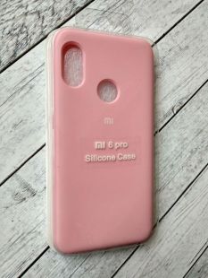 Чехол Xiaomi Redmi Note 6/6Pro Silicon Original FULL №10 pink-Акционная Цена! (4you)