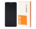 LCD Oppo A15/A15S/C11/C12/C15/16/A16s/A54S с чёрным тачскрином одинарный шлейф Service Pack (М)