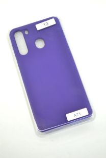 Чехол Samsung A21/A215 Silicon Original FULL №13 Violet (4you) "Акционная цена"