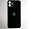 Заднє скло корпусу iPhone 12 (big hole) black (Х) 8000827B 