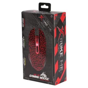 Мышь проводная  XTRIKE ME GM-205 (игровая, Led) Black
