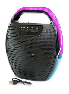 Портативная колонка ESS-209A (USB+SD+Bluetooth+FM+дисплей+1-динамик) Black