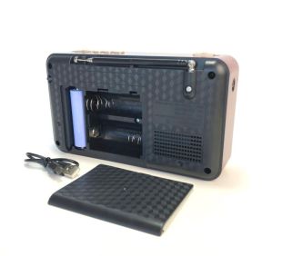 Радиоприемник Golon RX-BT169 (USB+SD, фонарик) Grey