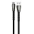 Usb-cable Micro USB HOCO U58 Core 2.4A 1.2m (метал. коннект, плоский) Black