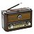 Радіоприймач Golon RX-BT087 (Bluetooth, USB+SD, ліхтарик) Brown