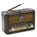 Радіоприймач Golon RX-BT087 (Bluetooth, USB+SD, ліхтарик) Brown
