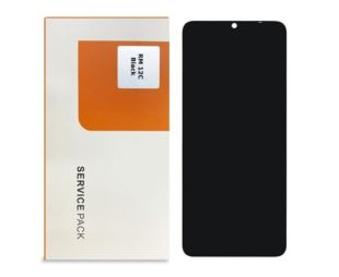 LCD Xiaomi Redmi 12C чорним тачскрином Service Pack (М) 