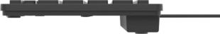 Клавіатура дротова Maxxter KBM-C01B-UA (USB, mini) Black