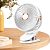 Вентилятор настільний CLAMP FAN MST-A2 White (на прищіпці, АКБ,3 режиму,5 швидкостей,360°, Type-C)