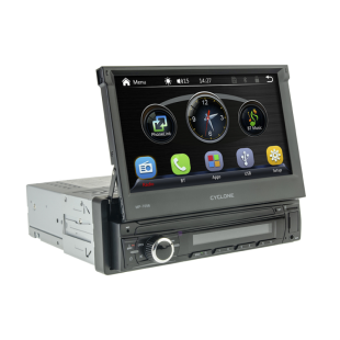 Автомагнитола CYCLONE MP-7056 (Bluetooth, USB, SD, дисплей 7*, 1DIN, +пульт, mp5, 12 мес гарантия)