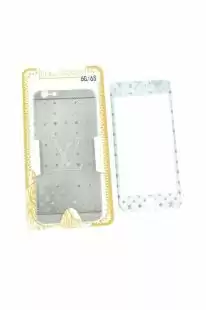 Захисне скло iPhone 6 COLORFUL Silver (2pcs) гравірування LV "Акційна ціна"
