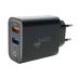 МЗП 4you A44 (total 28W(10+18), 5A(2+3), Fast Charger QC 3.0, 2USB) black