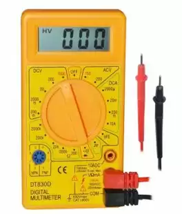 Мультиметр цифрової DT-830D жовтий (блистер) (M) - Ціна Тижня!    