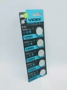 Батарейка Videx CR2032-U5 літієва (5 на блістері) 