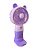 Вентилятор ручний HK59-19 (підставка для телефону, 3 режими, Type-C) Pink/Violet