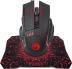 Мышь проводная MARVO G909L+G1 (игровая, Led,+коврик) Black