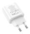 МЗП-USB HOCO C80A Plus PD 20W+QC3.0 (1USB/1Type-C/3.1A) White