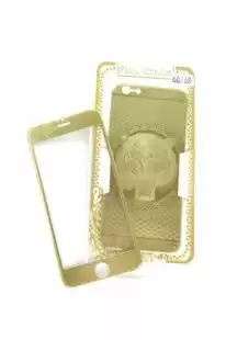 Захисне скло iPhone 6 COLORFUL Gold (2pcs) гравірування tigerl "Акційна ціна"