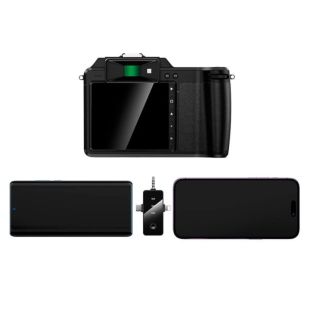 Микрофон беспроводной HOCO L20B (Type-C\Lightning\3.5mm) Black