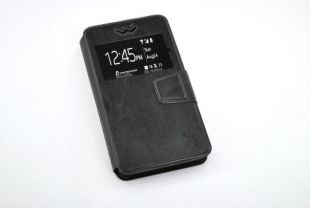 Чехол-книжка 4you Slider 3,5"- 4" black универсальная АКЦИОННАЯ ЦЕНА!!!