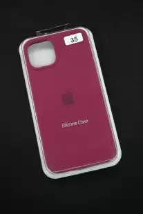 Чохол iPhone 13mini Silicon Case original FULL №35 rose red (4you)