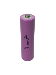 АКБ 18650 4you 2200mAh with metal part (захист від перезаряду)