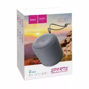 Портативна колонка HOCO BS30 New moon sports (Bluetooth 5.0) Grey