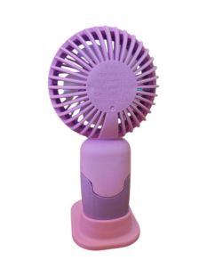 Вентилятор ручний MINI FAN MJ122 (підставка для телефону, 3 режими, Type-C) Violet