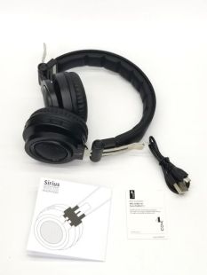 Bluetooth-гарнитура 4you SIRIUS Black (Мониторы, слот Micro SD, Bluetooth v5.1)