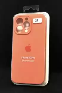 Чохол iPhone 13Pro Silicon Case original FULL Camera №27 peach (4you)