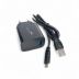 CЗУ 4you A12 (1200mAh - 100%, 1 USB, Led подсветка, Exclusive design) black + Micro USB