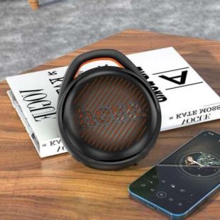 Портативная колонка HOCO HC24 (Bluetooth 5.2,LED,AUX,V disk,TF card,BT,FM) Black