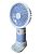 Вентилятор ручний MINI FAN SD-300 (підставка, 3 режими) Blue
