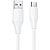 Usb-cable Type-C HOCO X124 1m (круглий) White