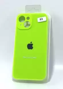 Чохол iPhone 13 Silicon Case original FULL Camera № 53 neon green ( 4you )