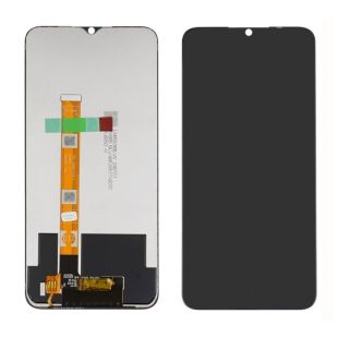 LCD Oppo A16/ A16s / A54S / Realme C25/ C25s/ Narzo 50A з чорним тачскрином Service Pack (М)