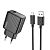 МЗП-USB HOCO CS21A QC 3.0 (1USB/18W) + кабель Micro USB Black
