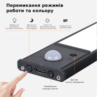 LED светильник 30-2S пульт,АКБ, датч движ и освещ алюм корп,серебр 30 см 2,5W (М) - Цена Недели!