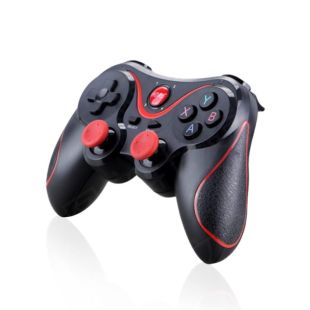 Джойстик X3 (для смарт ТВ, смартфона, комп'ютера) Black / red