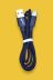 Usb-cable Type-C 4you Rido Fast Charge (2.1A, круглый, ткань, черный, 1М)